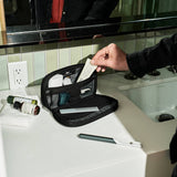 Air Pouch Lelaki Ladies Perjalanan Aksesori Perniagaan Aer Perniagaan Air Pembelian Air Tahan Lama Jenama Nilon Double Fastener Berhenti Pengikat 1 Kanan Right Wight Antibacterial Mudah Aktif Koleksi Dopp Kit 3