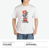 【日本正規品】 チャムス Tシャツ メンズ レディース 半袖 ブランド CHUMS トップス プリント 綿 100% アウトドア 白 虫よけ加工 ブラック ANTI-BUG アンチバグウォーターインザフラワーズTシャツ CH01-2509