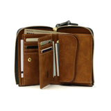 Colvo Bi-Fold Wallet Lelaki Lelaki Jenama Corbo Wallet Bi-Fold Leather Leather Leather Leather Leather Leather Leather Leather Wallet Short Z Shaped Zye Zyeet Dompet Terdapat poket kad berkapasiti besar di jepun pueblo pueblo pueblo pubo pubet wallet 1ln-1710