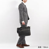 MOUSTACHE ON TIME Briefcase Men's Business Bag Mustash on-Time Shoulder Shoulder Shoulder Shoulder Shoulder Successful Business Synthetic Dermon Independent Expansion Fleet Star A4 2WAY Commuting Bag 40s 50s YGF-2170s YGF-2170s