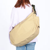 Karya bahu Beg Lelaki Lelaki Beg Diagonal Kapasiti Besar Jenama Besar Di Luar Piece Dewasa Dewasa Nilon ringan A4 B4 Beg bahu Ark Repellent Air Bergaya yang Dibuat di Jepun L224060