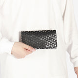 所作 長財布 SHOSA ショサ 財布 ロング ロングウォレット Polka dot LONG WALLET ポルカ ドット 水玉 革 本革 レザー 折りたたみ 薄い ゴールド シルバー 箔 SHO-LON-C