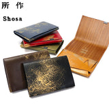 所作 Shosa 雲母 きらら ショートウォレット1.0 二つ折り財布 sho-sh1c-kirara