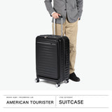 【正規品3年保証】 アメリカンツーリスター スーツケース Lサイズ AMERICAN TOURISTER キャリーケース 前開き 拡張 ストッパー付き 98L 112L 1週間 長期旅行 フロンテック V2 スピナー75 エキスパンダブル