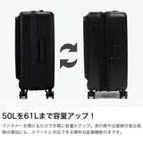 【正規品3年保証】 アメリカンツーリスター スーツケース Mサイズ AMERICAN TOURISTER VELOX フロントオープン キャリーケース ストッパー 前開き 50L 61L 拡張 PC TSAロック 中型 旅行 ヴェロックス スピナー61