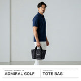 アドミラルゴルフ カートバッグ ゴルフ メンズ レディース 保冷 Admiral GOLF ラウンド トートバッグ ラウンドバッグ アドミラル 軽量 軽い B5 スポーツ ブランド ファスナー ラウンドバッグ保冷機能付 ADMZ5AT9