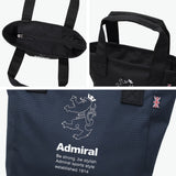 アドミラルゴルフ カートバッグ ゴルフ メンズ レディース ラウンドバッグ ブランド Admiral GOLF トートバッグ カート トート 小さめ ファスナー付き ロゴ おしゃれ シンプル 丈夫 B5 ADMZ6AT9