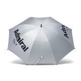 アドミラルゴルフ 傘 メンズ レディース 晴雨兼用 Admiral GOLF ブランド おしゃれ ゴルフ 長傘 手開き 大きめ 日傘 遮光 UVカット 紫外線対策 シルバー ゴルフパラソル 65cm ゴルフアンブレラ ADMZ2BK2