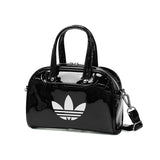 アディダスオリジナルス ショルダーバッグ レディース ブランド adidas Originals 斜めがけ 大人 小さめ バッグ スポーティ エナメル ミニバッグ ミニ コンパクト アディカラー ミニボウリングバッグ MBH67