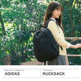 アディダス リュック レディース おしゃれ adidas 軽量 小さめ コンパクト リュックサック バックパック ジム スポーツ 通勤 通学 カジュアル ナイロン PC ノートPC 14インチ 23L A4 マストハブ HY878