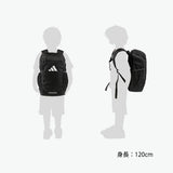 アディダス リュック キッズ ジュニア 男の子 女の子 小学生 adidas 軽量 軽い 習い事 遠足 学校 通学 旅行 スポーツ ブランド リュックサック デイパック カジュアル 20.7L A4 3ROOM バックパック WK652
