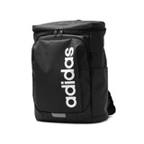 アディダス リュック レディース メンズ 大容量 通学 通勤 丈夫 ブランド adidas スクールリュック アウトドア 遠征 部活 防水性 反射材 黒 B4 23L リニアスクエアバッグ NQ156