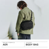 エアー ボディバッグ メンズ レディース ブランド Aer かっこいい 横型 スリングバッグ 斜めがけ ショルダー タブレット 11inch 旅行 斜めがけバッグ ナイロン 6L B5 Travel Collection Day Sling 4 Max