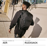 エアー リュック メンズ レディース 大容量 ブランド Aer リュックサック 軽量 通勤 おしゃれ シンプル ビジカジ カジュアル 無地 通勤リュック 耐久性 PC収納 2層 A4 24L City Pack Pro 2