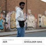 エアー ショルダーバッグ メンズ レディース 軽量 Aer バッグ 小さめ 斜めがけ ブランド 縦型 軽い 小さい ミニショルダー ナイロン 斜めがけバッグ コンパクト 黒 2WAY 2L City Collection Street Sling