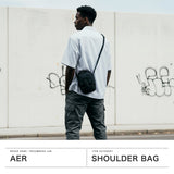 エアー ショルダーバッグ メンズ レディース ブランド 軽量 軽い おしゃれ Aer 斜めがけ 小さい 小さめ 大人 ナイロン 縦型 縦 かっこいい 旅行 黒 ブラック シンプル City Collection Street Sling X-Pac