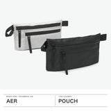 エアー ポーチ メンズ レディース 小物入れ 小さめ Aer ブランド 大人 おしゃれ 小物 整理 スリム コンパクト ミニ ファスナー 軽量 軽い アウトドア マルチポーチ トラベル 1.2L 黒 白 無地 耐久性 Simple Kit