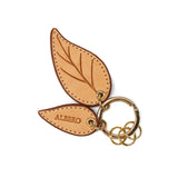 アルベロ キーリング レディース ブランド 革 ALBERO キーホルダー おしゃれ 可愛い 本革 レザー 日本製 葉っぱモチーフ 革小物 上品 鍵 大人 ナチュラル シンプル 女性 SPIRITO 8103