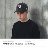 【日本正規品】 アメリカンニードル キャップ メンズ レディース AMERICAN NEEDLE 帽子 ロゴ ブランド おしゃれ ブラック ベースボール 綿 コットン 刺繍 ウォッシュ加工 ヴィンテージ加工 ARCHIVE SMU694