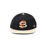 【日本正規品】 アメリカンニードル キャップ メンズ レディース AMERICAN NEEDLE 帽子 ロゴ ブランド おしゃれ ブラック ベースボール 綿 コットン 刺繍 6パネル ベースボールキャップ LINE OUT SMU700