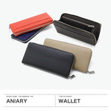 【正規取扱店】 アニアリ 長財布 メンズ レディース 革 ブランド aniary 財布 ラウンドファスナー 本革 レザー おしゃれ 小銭入れ カード きれいめ シンプル 大人 日本製 Artisan Leather 36-20022