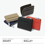 【正規取扱店】 アニアリ コインケース メンズ レディース 財布 革 ブランド aniary ミニ財布 ファスナー 本革 レザー コンパクト おしゃれ カード 小銭入れ シンプル 大人 日本製 Artisan Leather 36-20023