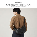 【正規取扱店】 アニアリ ショルダーバッグ メンズ レディース aniary ブランド レザー 牛革 肩かけ 斜めがけ 舟形 シンプル 大人 ラウンド型 ヴィンテージ風 高級感 日本製 B5 アルティザンレザー 36-03003