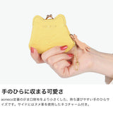 アオネコ ポーチ 小物入れ 小さめ ブランド aoneco レディース がま口 ミニ コンパクト マイクロポーチ かわいい 可愛い 革 本革 牛革 レザー 猫 ネコ 保護猫 保護ネコ ねこ 日本製 マイクロがま口ポーチ an020