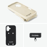 【正規取扱店】 エーシーン スマホケース カード収納 背面 A SCENE iphone ケース 後付け ポケット ポーチ スマホ シリコン iPhoneケース アイフォンケース iPhone ブランド おしゃれ PVC croco silicon case