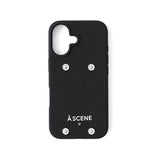 【正規取扱店】 エーシーン スマホケース カード収納 背面 A SCENE iphone ケース 後付け ポケット ポーチ スマホ シリコン iPhoneケース アイフォンケース iPhone ブランド おしゃれ PVC croco silicon case