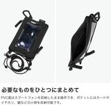 【正規取扱店】 エーシーン スマホショルダー メンズ レディース ショルダーバッグ ミニ A SCENE ブランド おしゃれ カジュアル ポーチ 軽量 軽い バッグ 斜め掛け 縦型 横型 携帯 ファスナー Dock in pouch