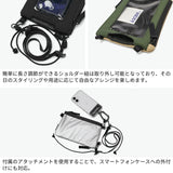 【正規取扱店】 エーシーン スマホショルダー メンズ レディース ショルダーバッグ ミニ A SCENE ブランド おしゃれ カジュアル ポーチ 軽量 軽い バッグ 斜め掛け 縦型 横型 携帯 ファスナー Dock in pouch
