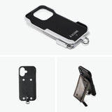 【正規取扱店】 エーシーン スマホケース カード収納 背面 A SCENE ブランド おしゃれ スマホ iPhone ケース ポケット付き ポーチ ポケット 財布 背面収納 iPhoneケース アイフォンケース 牛革 PVC leather case
