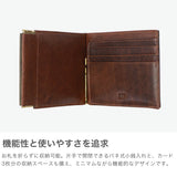 アウ マネークリップ 財布 メンズ レディース ブランド カード 小銭入れ付き A_W 本革 革 レザー カード入れ 小銭入れ シンプル スリム 薄い 丈夫 二つ折り コンパクト ミニ財布 札ばさみ Lobb MONEY CLIP AP-006