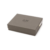 アウ マネークリップ 財布 メンズ レディース ブランド カード 小銭入れ付き A_W 本革 革 レザー カード入れ 小銭入れ シンプル スリム 薄い 丈夫 二つ折り コンパクト ミニ財布 札ばさみ Lobb MONEY CLIP AP-006