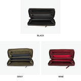 バギーポート 長財布 メンズ レディース BAGGY PORT 本革 ブランド 大容量 黒 革 レザー 牛革 ファスナー BUONA ラウンドジップ長財布 ZYS-2400