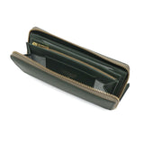 バギーズアネックス 長財布 レディース メンズ BAGGY'S ANNEX 財布 大容量 ブランド ラウンドファスナー レザー カード大容量 おしゃれ 小銭入れ エンボス リサイクルレザー ラウンドファスナー長財布 LZKM-140