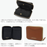 バギーズアネックス 二つ折り財布 レディース メンズ ブランド BAGGY'S ANNEX 財布 大人 ファスナー 大容量 BOX型小銭入れ 小銭入れあり カード入れ コンパクト エンボス リサイクルレザー ハーフ財布 LZKM-141