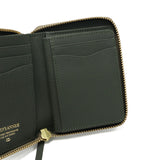 バギーズアネックス 二つ折り財布 レディース メンズ ブランド BAGGY'S ANNEX 財布 大人 ファスナー 大容量 BOX型小銭入れ 小銭入れあり カード入れ コンパクト エンボス リサイクルレザー ハーフ財布 LZKM-141