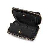 バギーズアネックス 二つ折り財布 レディース メンズ ブランド BAGGY'S ANNEX 財布 大人 ファスナー 大容量 BOX型小銭入れ 小銭入れあり カード入れ コンパクト エンボス リサイクルレザー ハーフ財布 LZKM-141