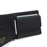 バギーズアネックス 二つ折り財布 レディース メンズ ブランド BAGGY'S ANNEX 財布 大人 カード入れ 小銭入れ 小銭入れ仕切り 大容量 コンパクト シンプル おしゃれ エンボス リサイクルレザー LZKM-142