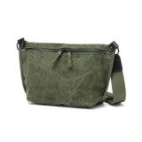 バギーポート ショルダーバッグ メンズ レディース 小さめ BAGGY PORT 斜めがけ 大人 ブランド 帆布 日本製 ファスナー ミニショルダー A5 タイガー帆布 TIGER CANVAS ミニショルダーバッグ GRN-880