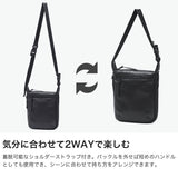 バギーズアネックス ショルダーバッグ メンズ レディース BAGGY'S ANNEX 斜めがけ 小さめ 大人 かっこいい 軽量 本革 革 レザー 斜めがけバッグ 斜め掛け ミニショルダーバッグ 縦型 拡張 グロッシー LZKM-1500