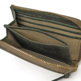 バギーポート 財布 メンズ レディース コンパクト BAGGY PORT ブランド おしゃれ ミニ財布 レザー 本革 革 ミニ 小さめ 小銭入れあり クーズー KUDU LEATHER L字ファスナー コンパクトウォレット ZKM-905