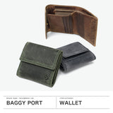 バギーポート 財布 二つ折り財布 メンズ レディース コンパクト ブランド BOX型小銭入れ BAGGY PORT おしゃれ レザー 本革 革 二つ折 小さめ 小銭入れあり クーズー KUDU LEATHER コンパクトウオレット ZKM-906