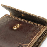 バギーポート 財布 二つ折り財布 メンズ レディース コンパクト ブランド BOX型小銭入れ BAGGY PORT おしゃれ レザー 本革 革 二つ折 小さめ 小銭入れあり クーズー KUDU LEATHER コンパクトウオレット ZKM-906