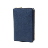 バギーポート 二つ折り財布 メンズ レディース 折財布 BAGGY PORT ブランド 大人 おしゃれ 財布 ラウンド型 小銭入れ 札入れ カード 本革 革 エコレザー ファスナー 黒桟革 ラウンドファスナーハーフ財布 ZYS-391