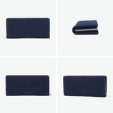 バギーポート 長財布 メンズ レディース BAGGY PORT 本革 革 レザー 大容量 財布 シンプル ファスナー ブランド 藍染め ヌバック ラウンドファスナー ZYS-490