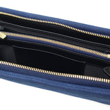 バギーポート 長財布 メンズ レディース BAGGY PORT 本革 革 レザー 大容量 財布 シンプル ファスナー ブランド 藍染め ヌバック ラウンドファスナー ZYS-490