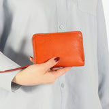 バギーズアネックス 二つ折り財布 レディース ファスナー 使いやすい BAGGY'S ANNEX 財布 大人 本革 レザー ブランド シンプル 革 革財布 コンパクト BOX型 NATURAL BOX ナチュラルボックス ラウンドハーフ LZKM-3601